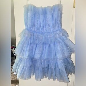 Blue Tulle Dress